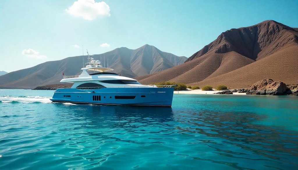 Yacht near Rinca Island, highlighting Komodo Islands yachting adventure in 2025.